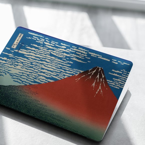 Japanese Art Mount Fuji case for apple MacBook All Generations Air Pro - Picture 4 of 5